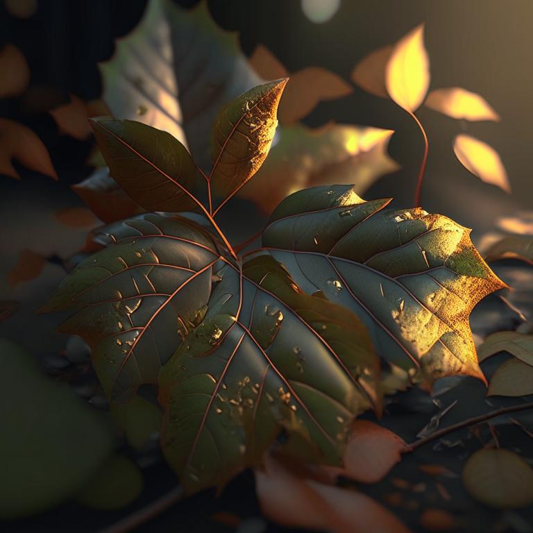 листья брусники